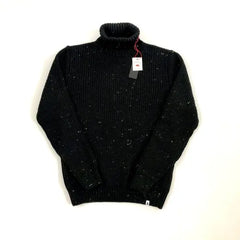 Maglione Dolcevita PUNTINATO NERO