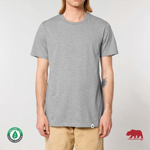 T-shirt ORGANIC GRIGIO MELANGE