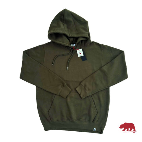Felpa Basic Cappuccio CALIFORNIA VERDE MILITARE