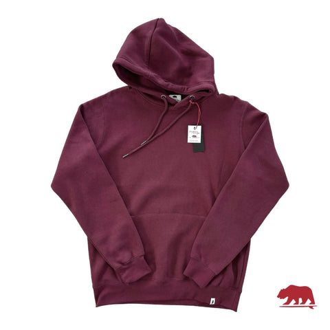 Felpa Basic Cappuccio CALIFORNIA BORDEAUX
