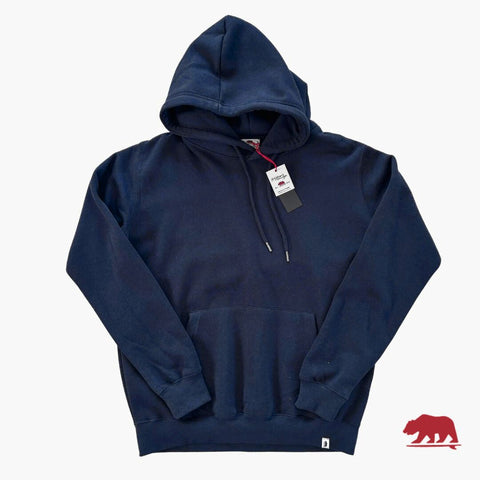 Felpa Basic Cappuccio CALIFORNIA BLUE NAVY